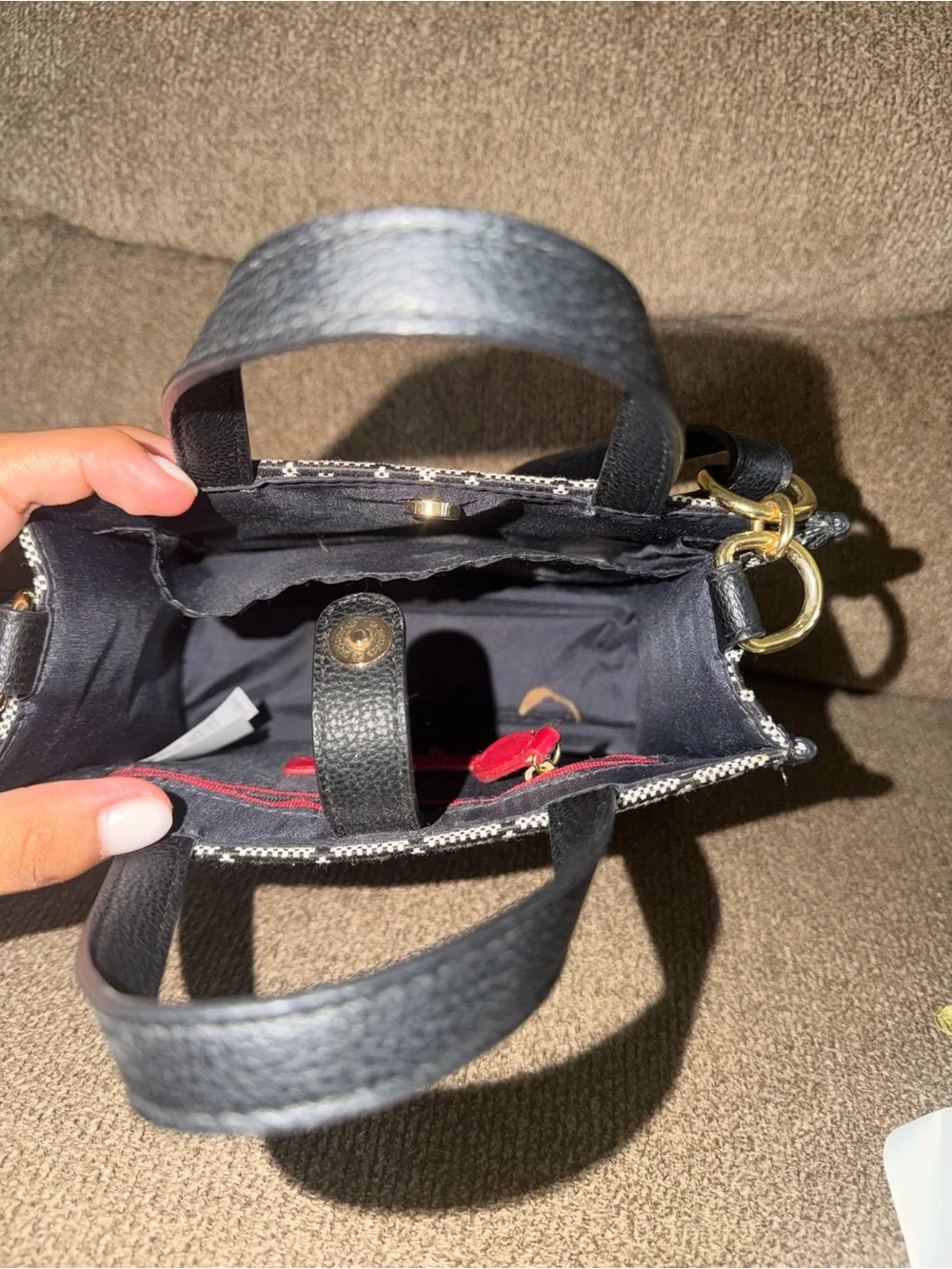 Tommy Hilfiger structured satchel